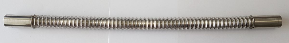 10 meter Kalitec gegolfde buis met sleuf NW 12, open gegolfde slang, marterbeschermbuis, lege buis, kabelbescherming, AD, 15,6 mm, ID, 12,0 mm